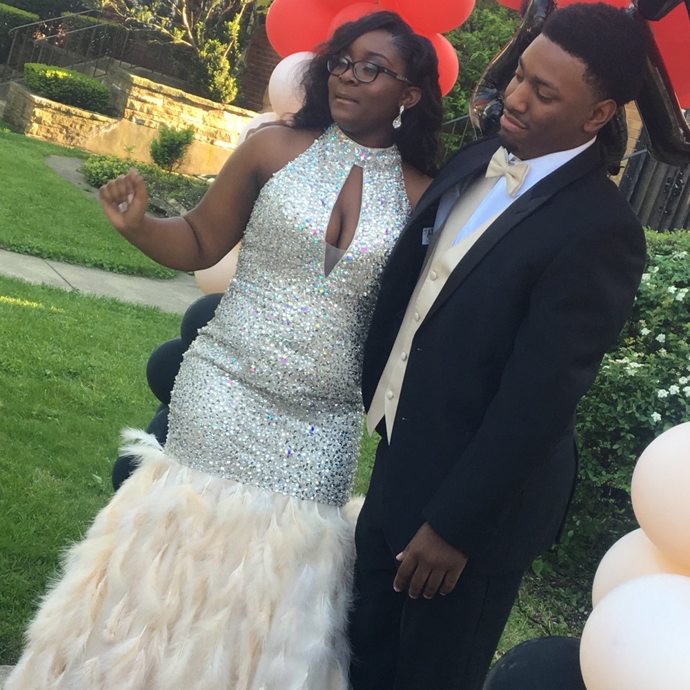 Champagne Prom dress